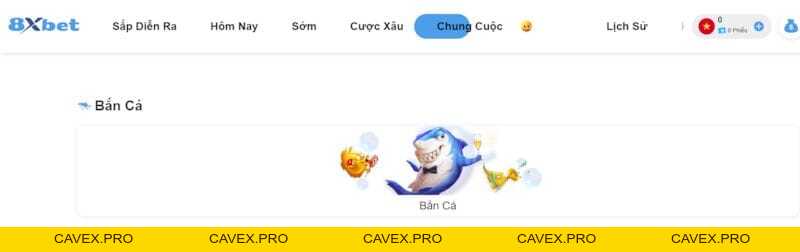 Bắn Cá 8XBET | Khám Phá Đại Dương Cùng Giải Thưởng Cực Khủng - Cavex