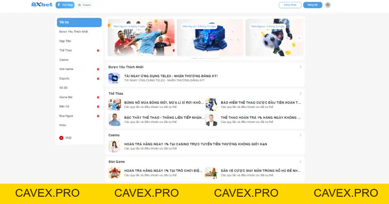 Khuyến mãi 8xbet | Trao thưởng hấp dẫn cho mọi thành viên - Cavex